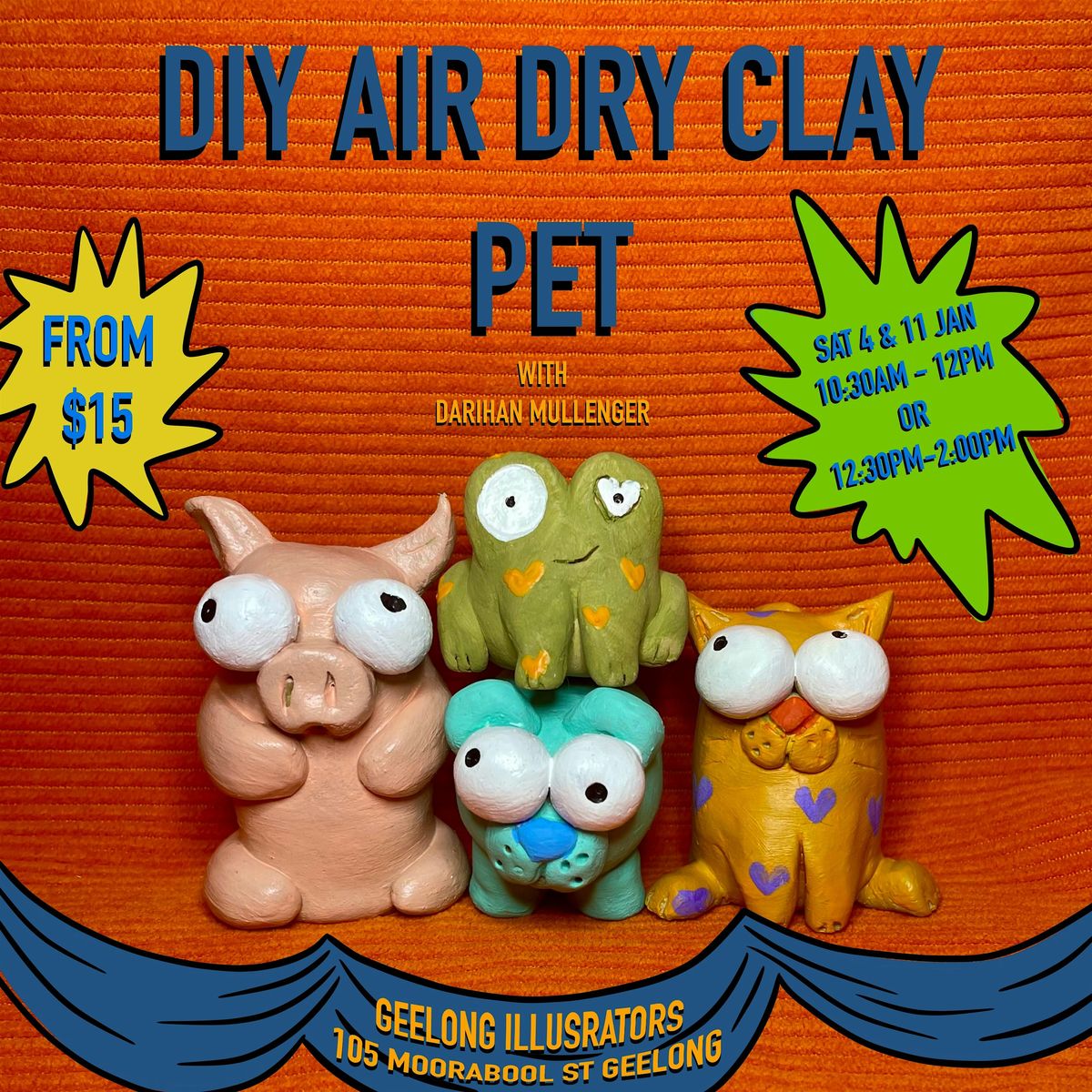 DIY AIR DRY CLAY PET