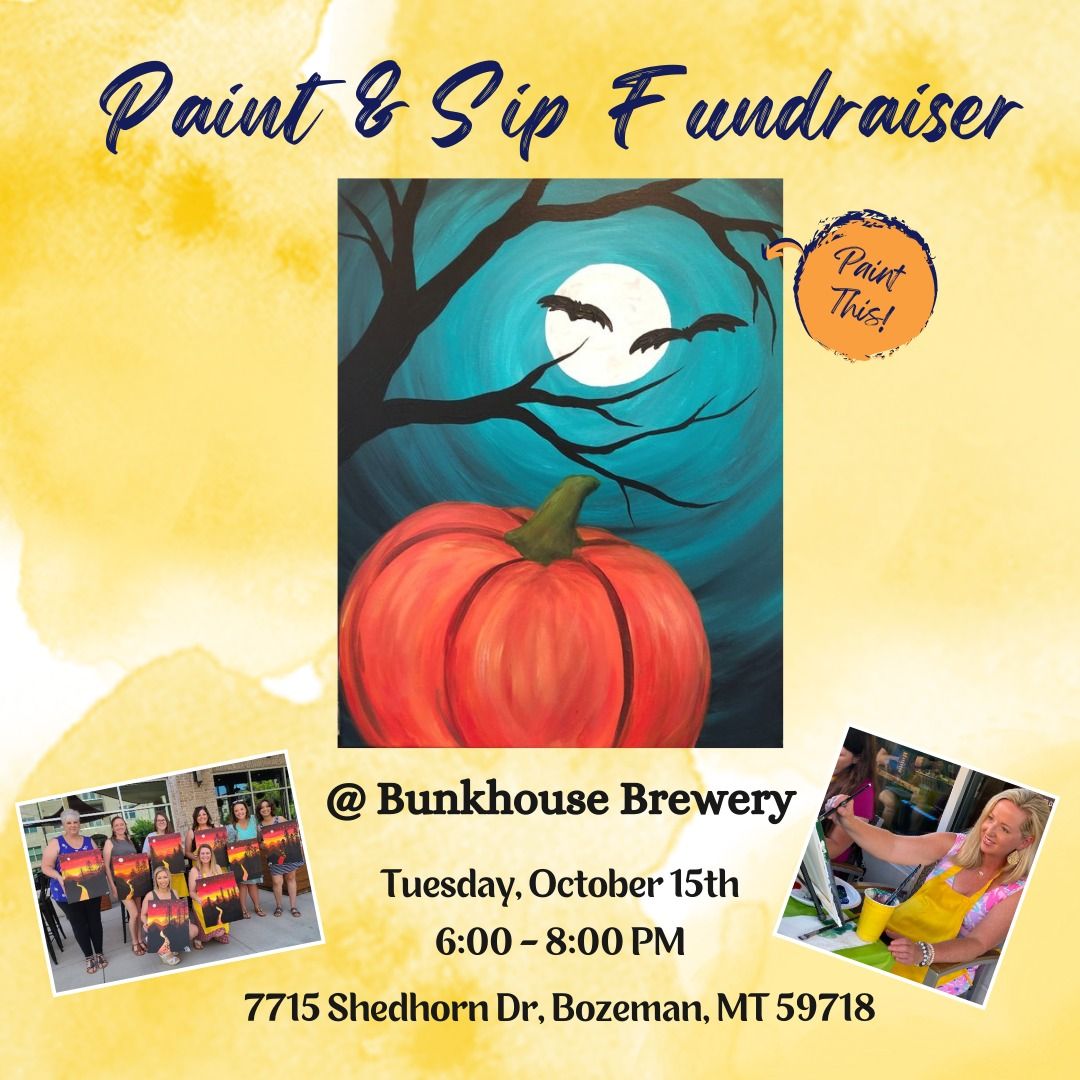 Paint & Sip Fundraiser @ Bunkhouse Brewery