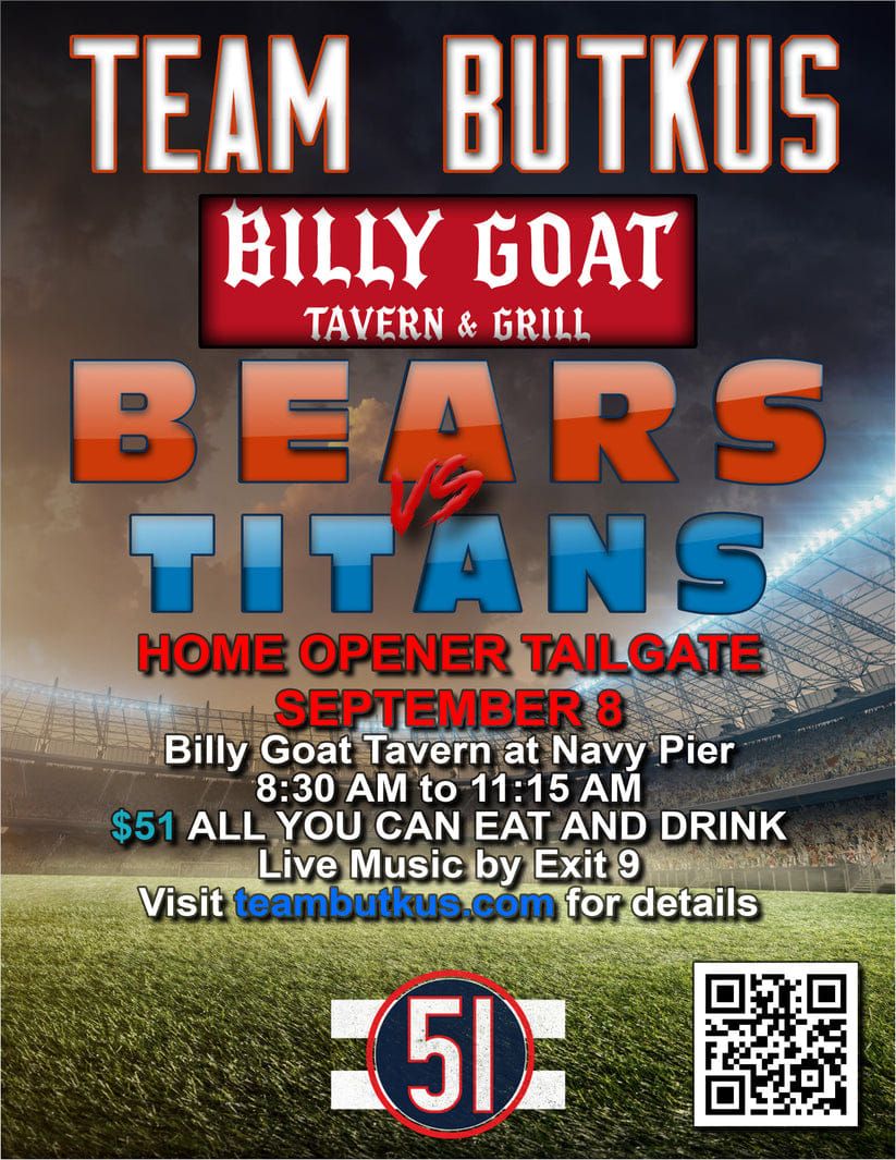 TEAM BUTKUS: BILLY GOAT TAVERN HOME OPENER TAILGATE @ NAVY PIER