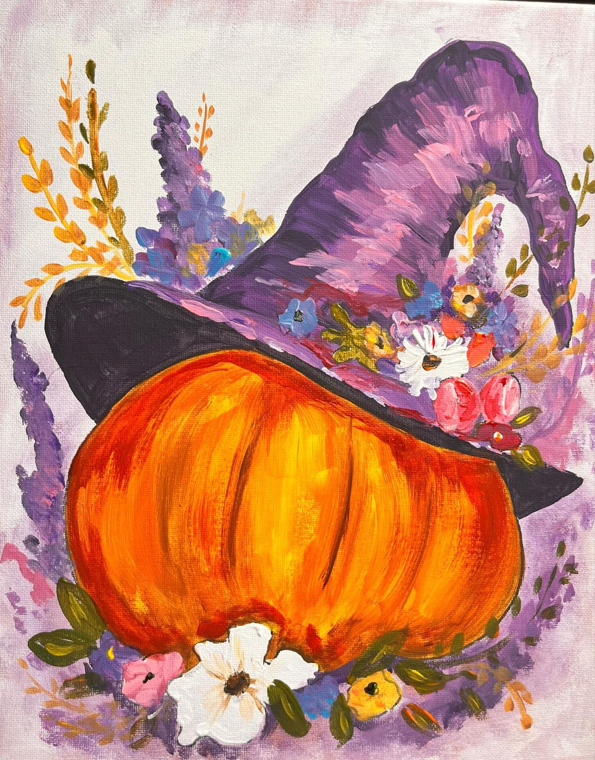 "Pumpkin Queen" In-Studio Paint Party!