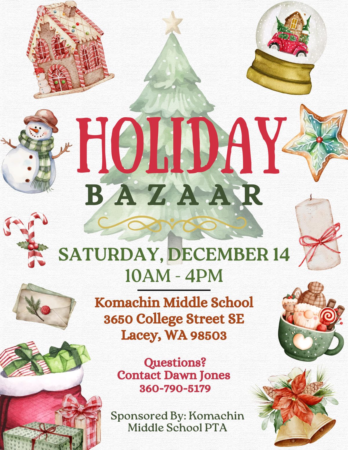 Komachin Middle School holiday bazaar