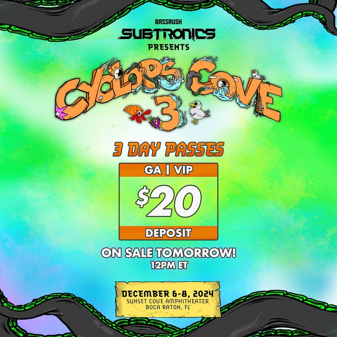 Subtronics - 3 Day Pass