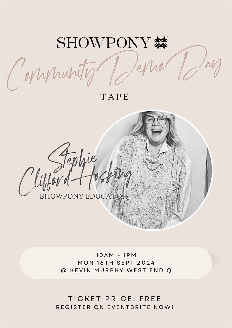 Showpony Community Demo Day - Tape