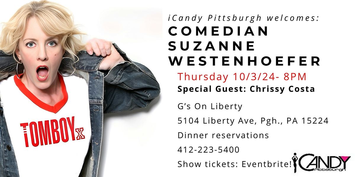 iCandy Pittsburgh welcomes Comedian Suzanne Westenhoefer