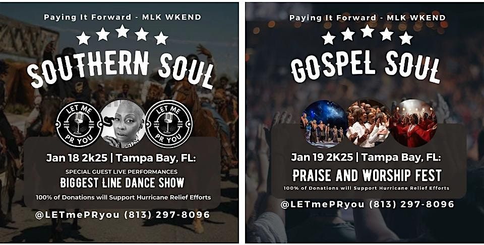 #SouthernSoul Meets #GospelSoul Paying It Forward MLK WKEND