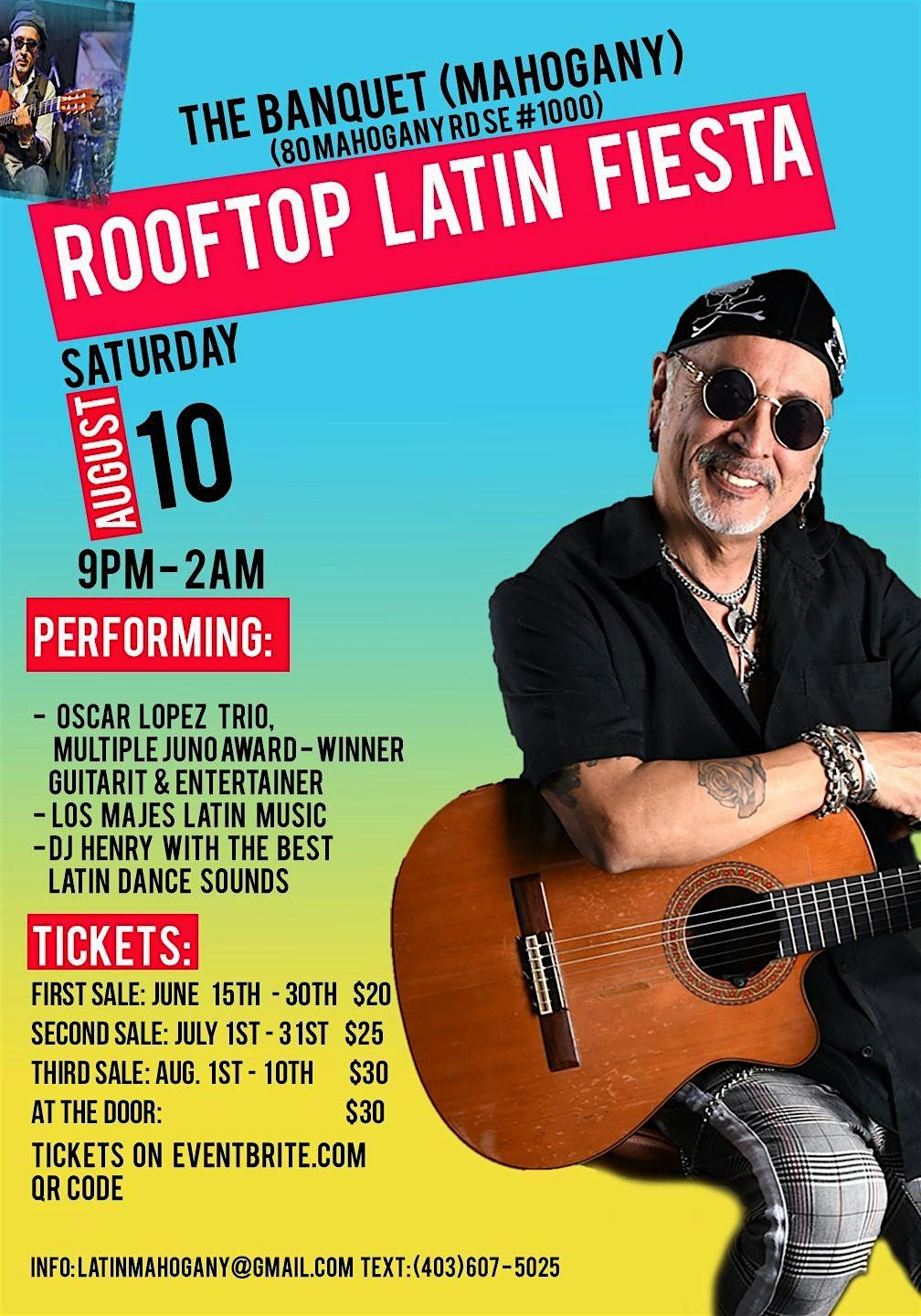 ROOFTOP LATIN FIESTA @ The Banquet (Mahogany)