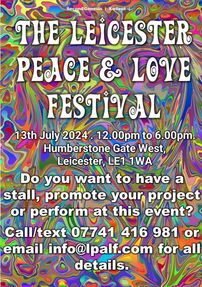The Leicester peace and love festival