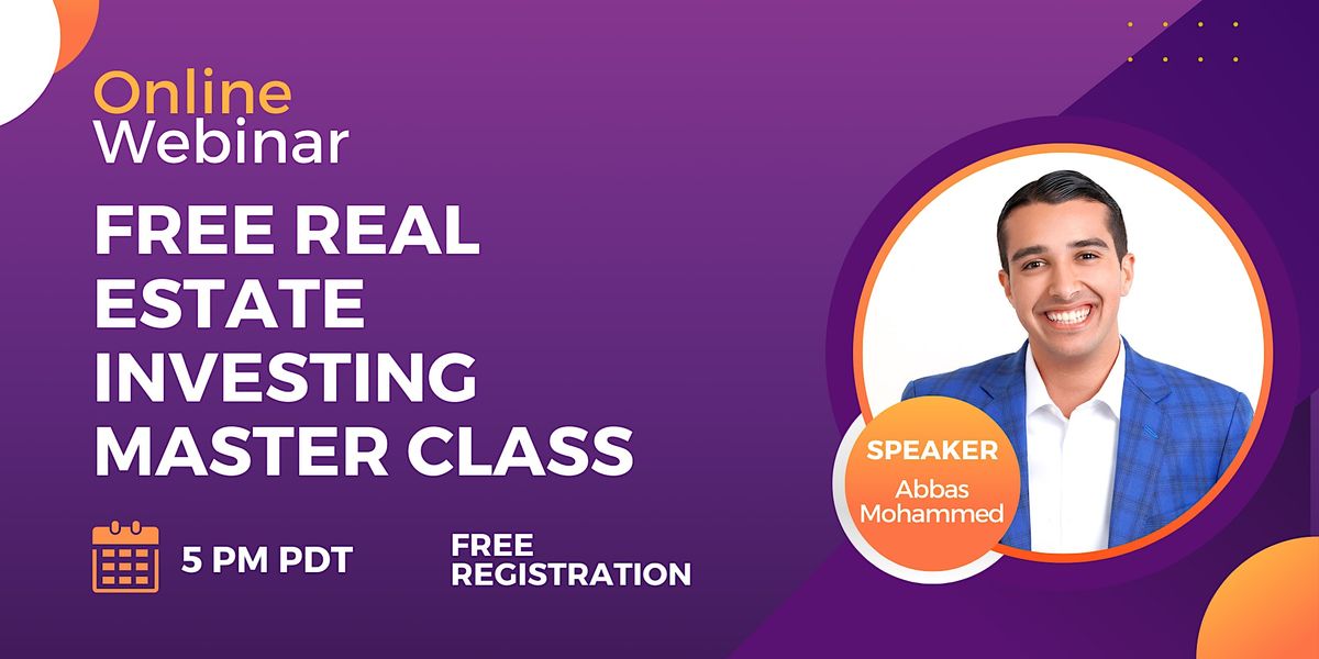[Webinar] Free Real Estate Investing Master Class