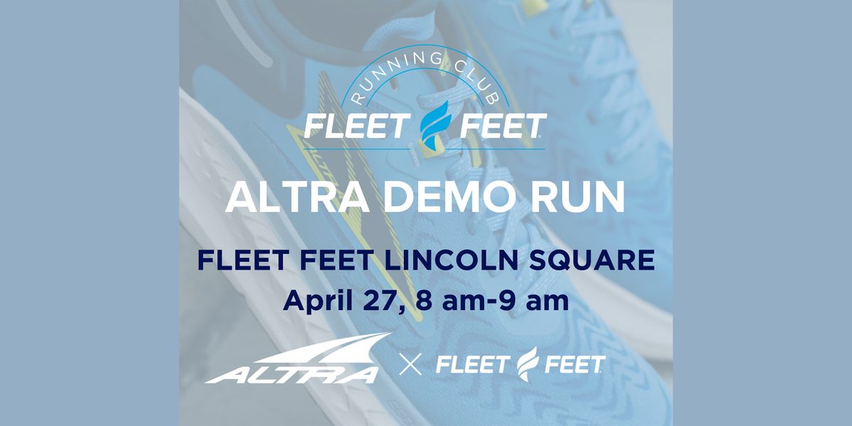 Demo Run and Breakfast with Altra