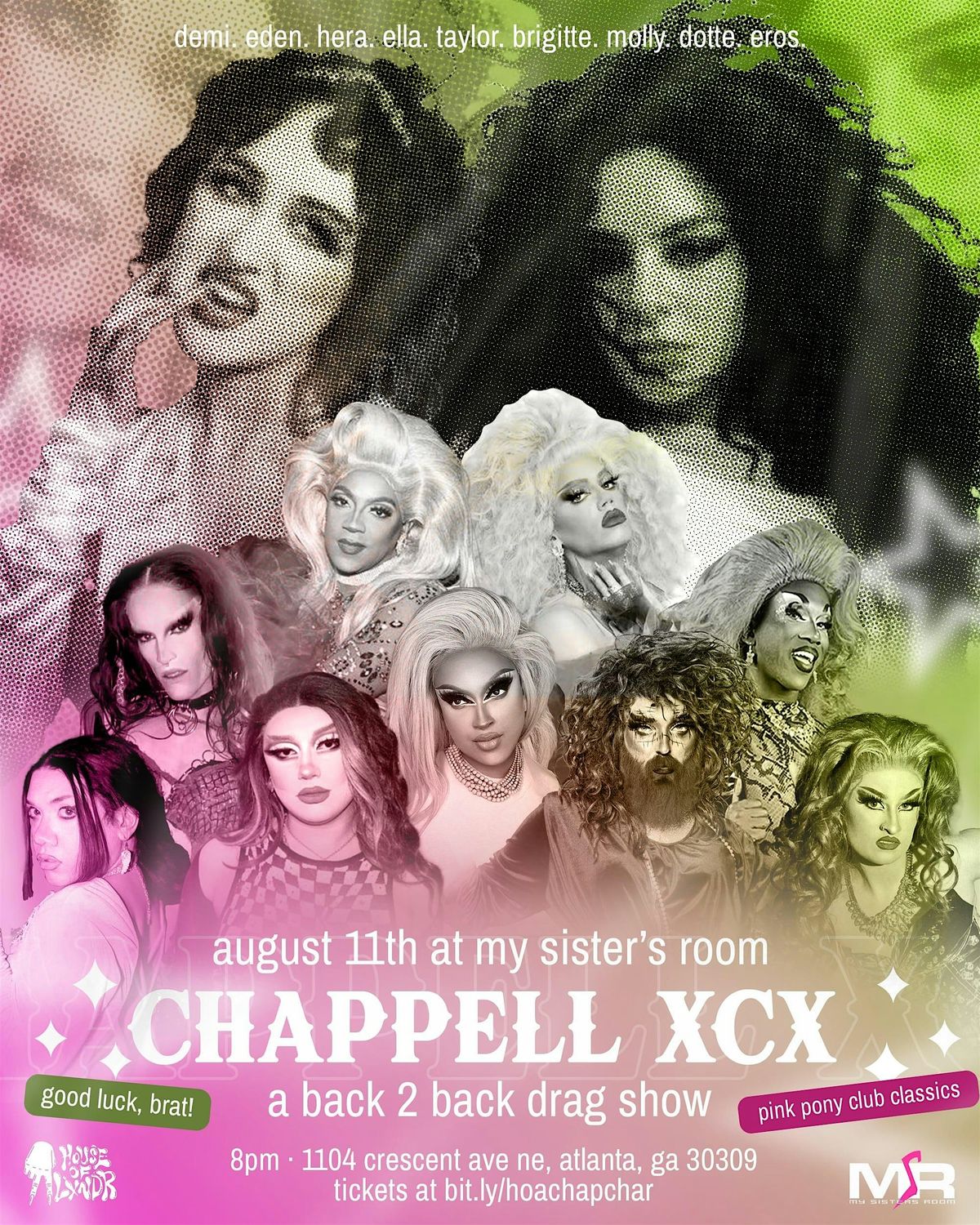 CHAPPELL XCX! A Back2Back Drag Show of Chappell Roan & Charli XCX