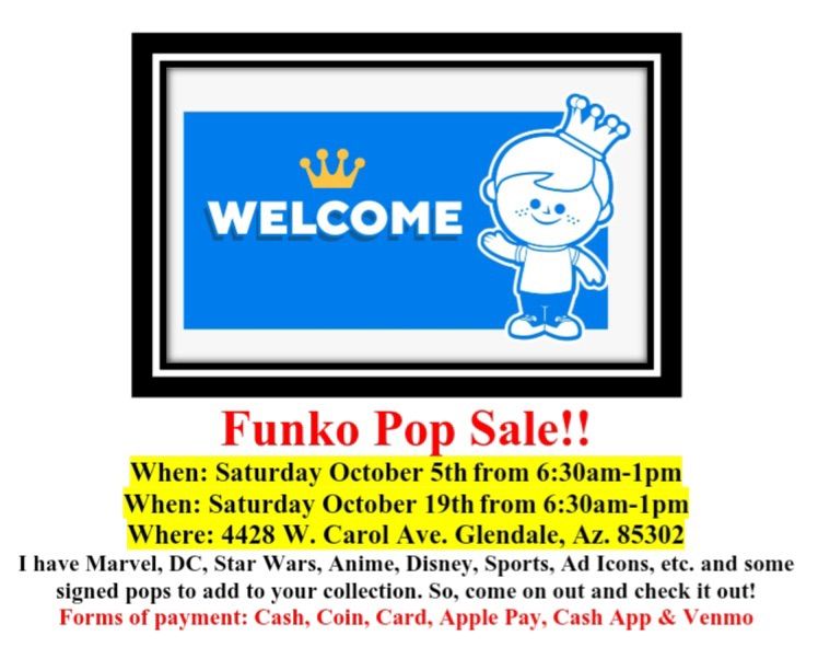 Funko Pop Sale!!