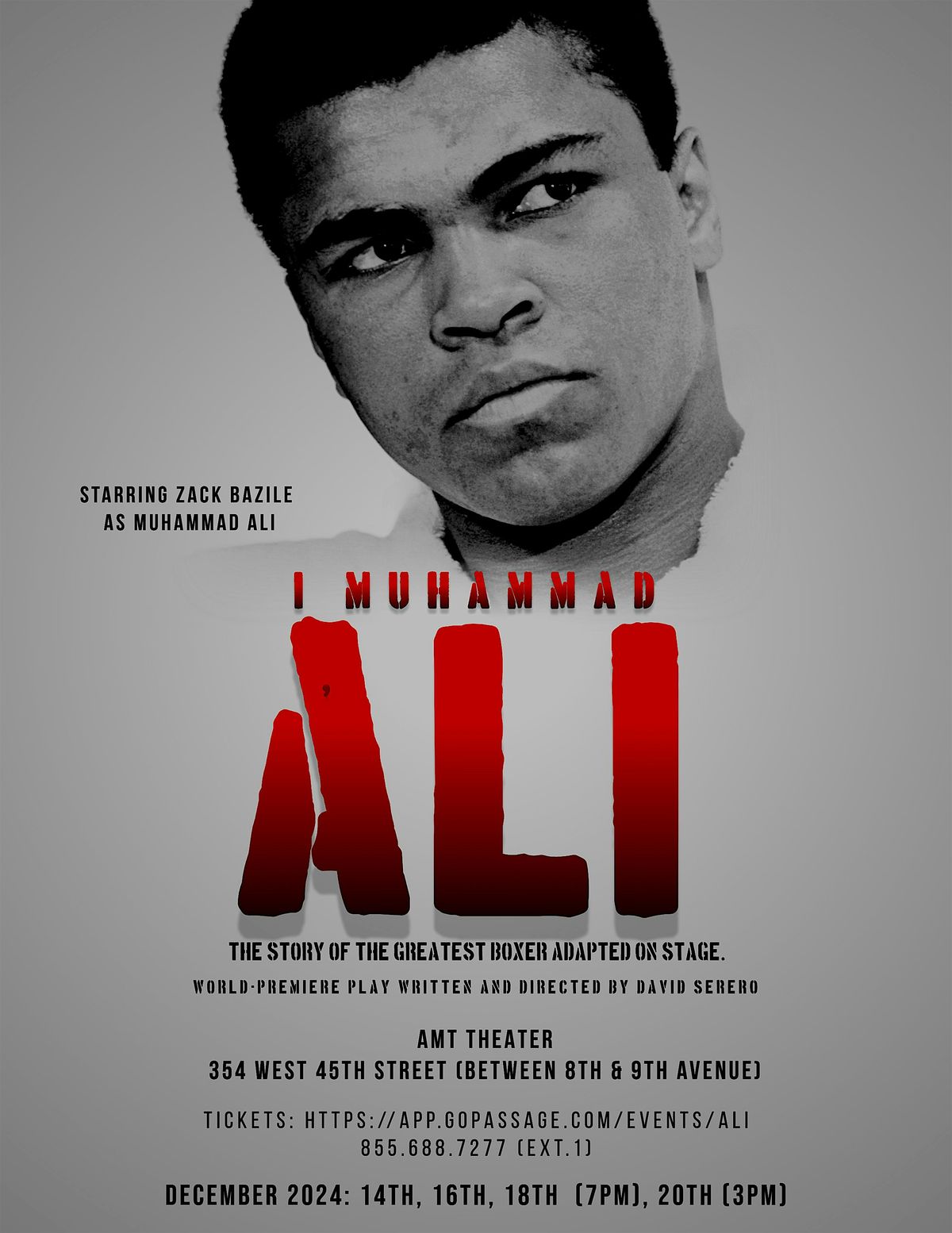 I, MUHAMMAD ALI (One-Man-Play by David Serero)