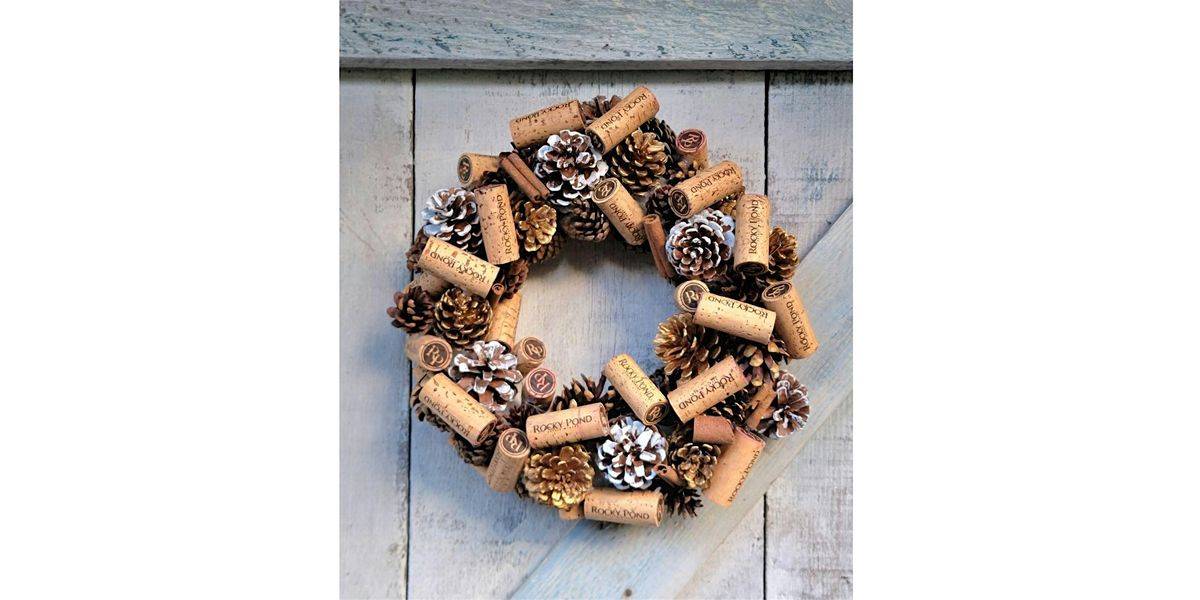 Rocky Pond Winery, Woodinville- Wine Cork Wreath