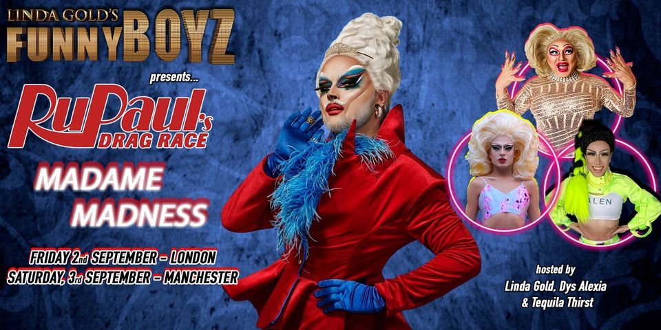 FunnyBoyz Manchester presents... An audience with RUPAUL'S DRAG RACE