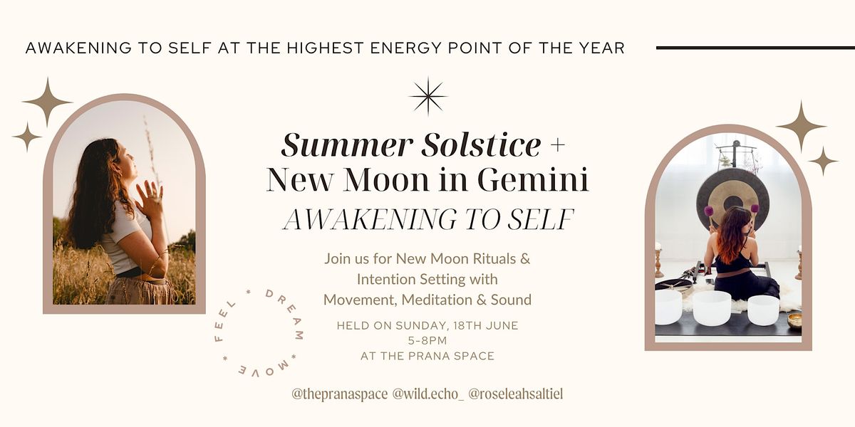 Summer Solstice & New Moon Rituals with Yoga & Sound Healing