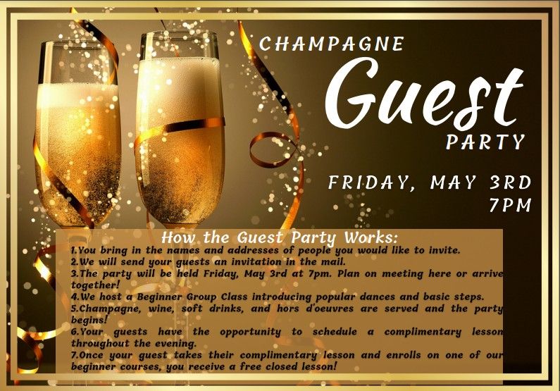 CHAMPAGNE GUEST PARTY
