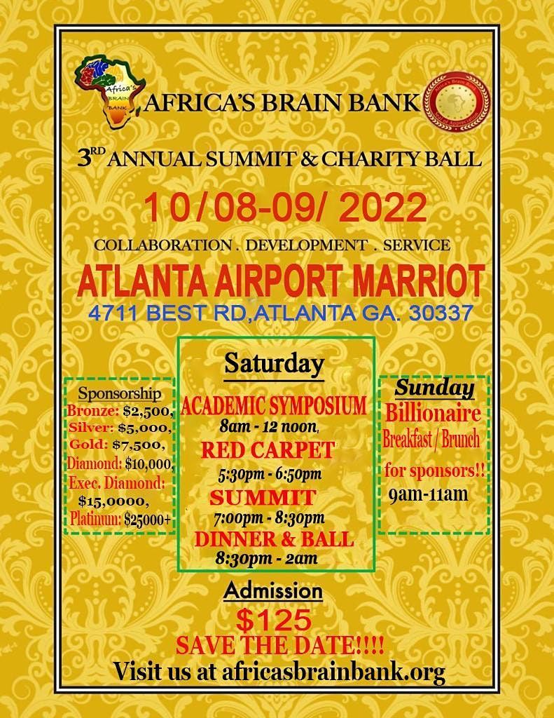 AFRICA's BRAIN BANK 3rd annual Summit & Charity Ball