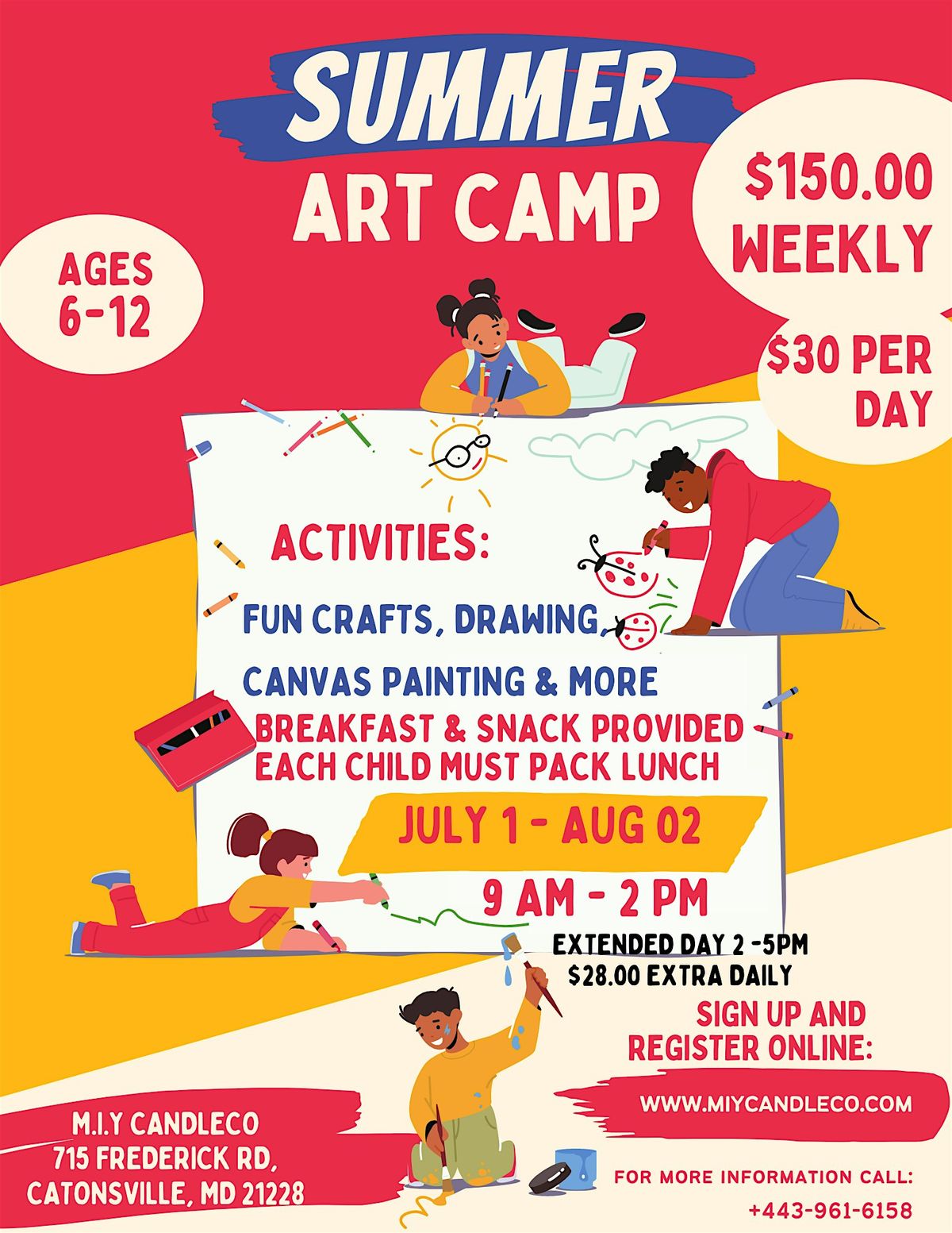 Kids Summer Art Camp