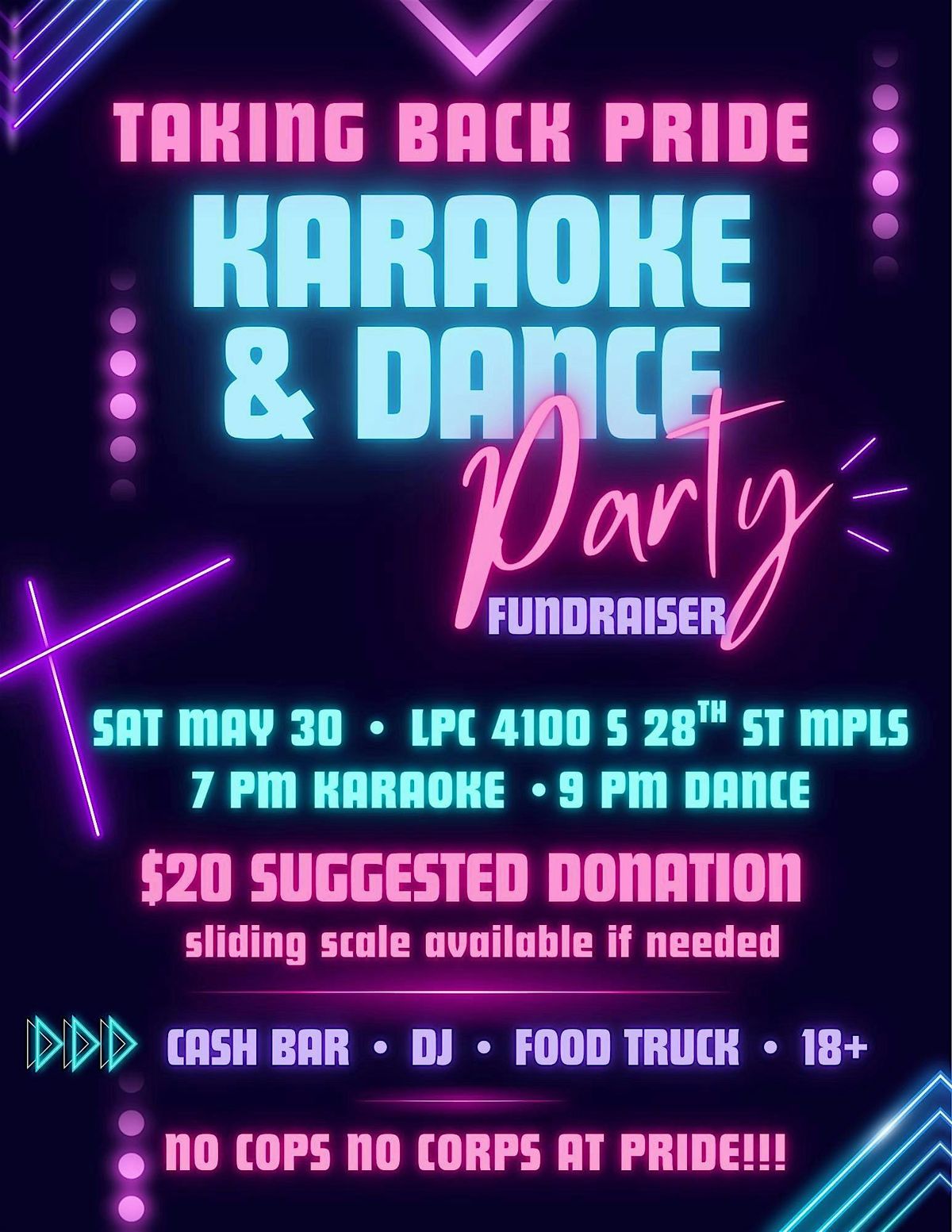Taking Back Pride presents: Karaoke & Dance Party fundraiser