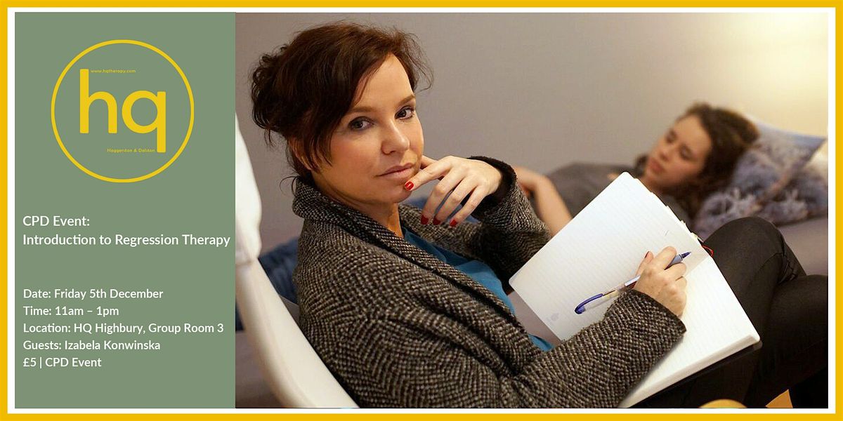 CPD Event: Introduction to Regression Therapy