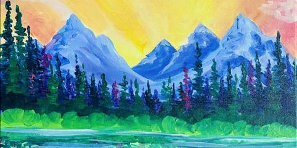 Morning Over the Mountains - Paint and Sip by Classpop!\u2122