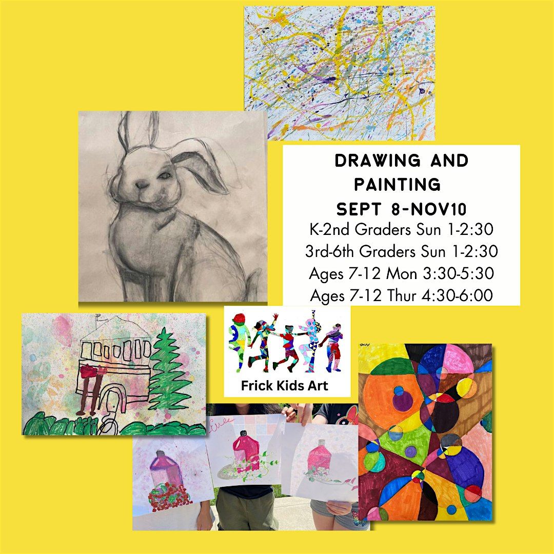 Drawing and Painting Class for Kids ages 8-12