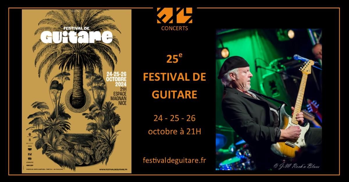 [CONCERTS "25e FESTIVAL DE GUITARE" | 24-25-26 octobre 2024 | ESPACE MAGNAN]