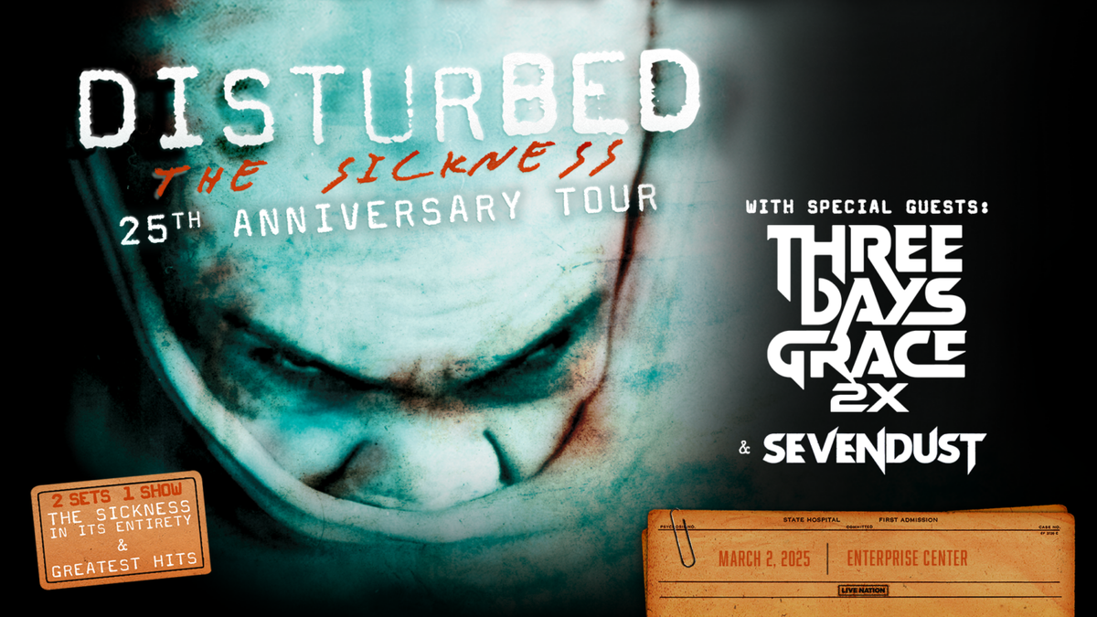 Disturbed with Three Days Grace and Sevendust