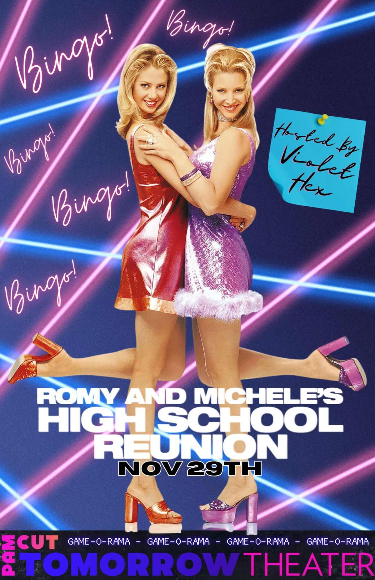 Romy and Michele\u2019s High School Reunion Bingo! \/\/ GAME-O-RAMA