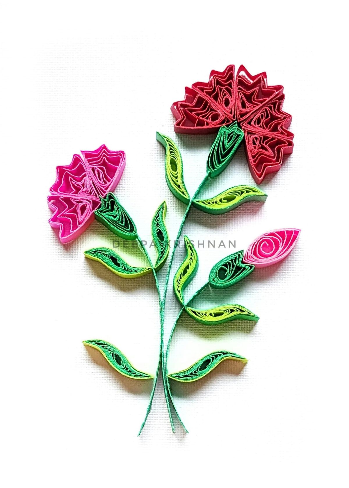 Carnations - Paper Quilling