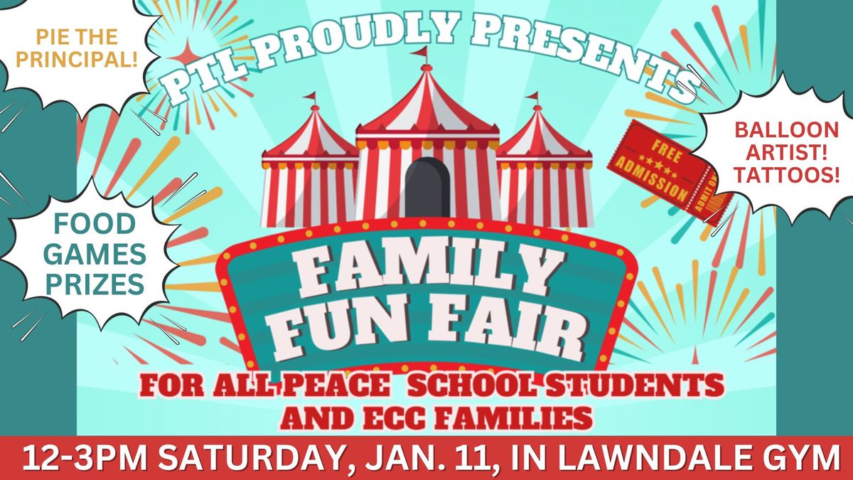 PTL Family Fun Fair for Peace School & ECC Families