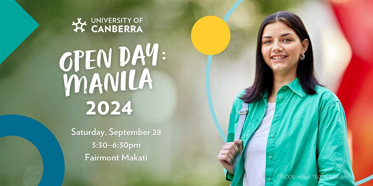 University of Canberra Open Day 2024: Manila