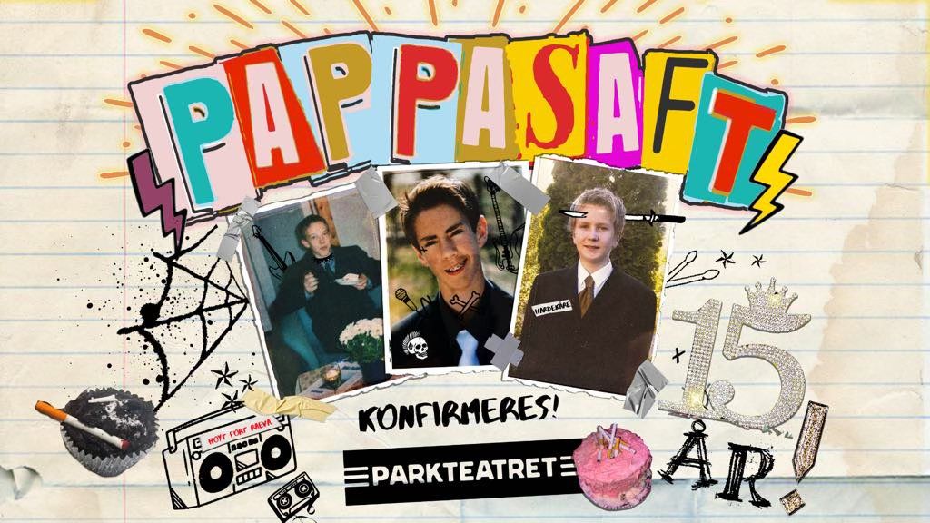 Pappasaft konfirmeres p\u00e5 Parkteatret