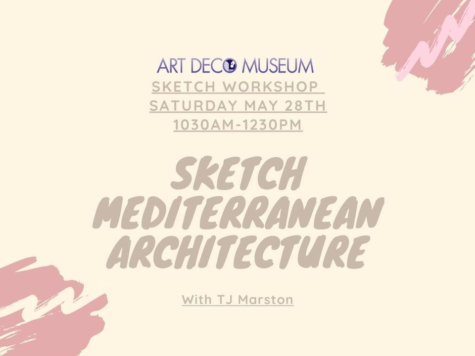 Sketch Mediterranean Architecture