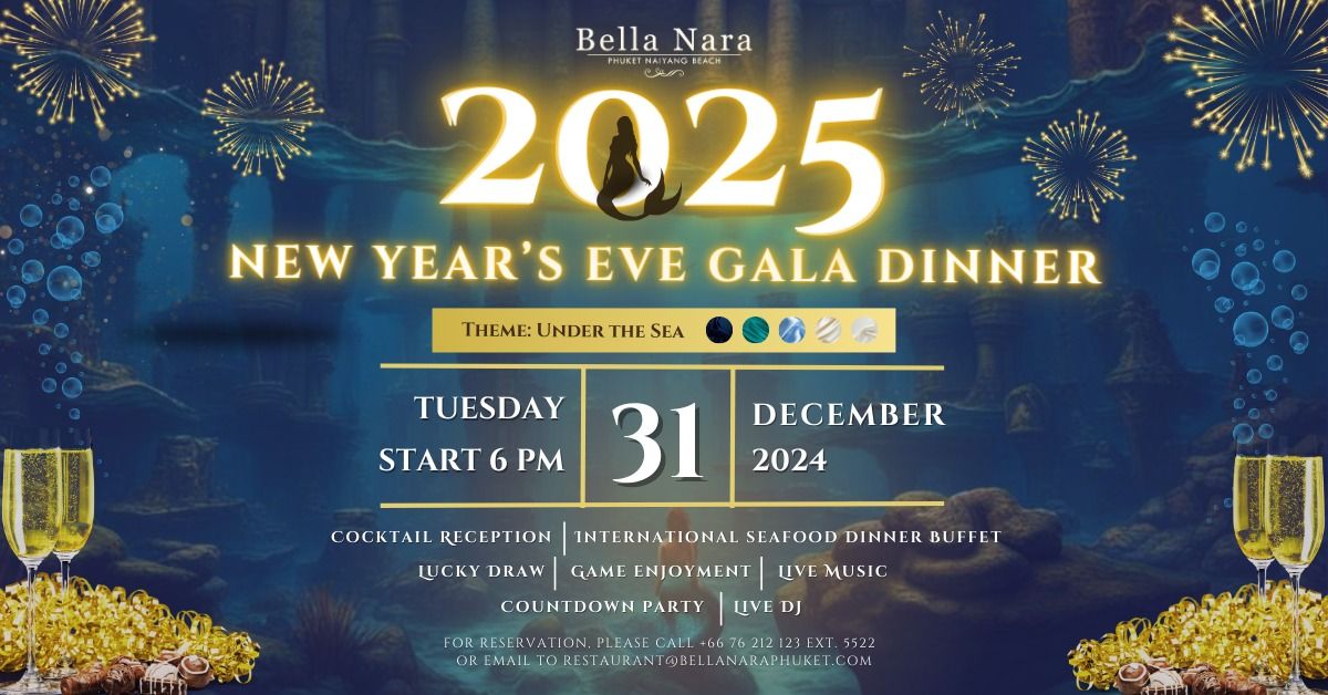 Under The Sea New Year's Eve Gala Dinner 2025