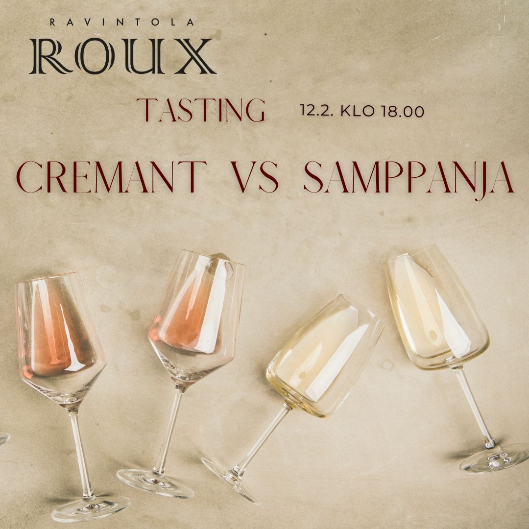  Viinitasting Cremant vs. Samppanja