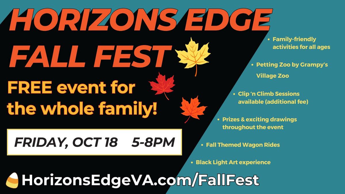 Horizons Edge Fall Festival