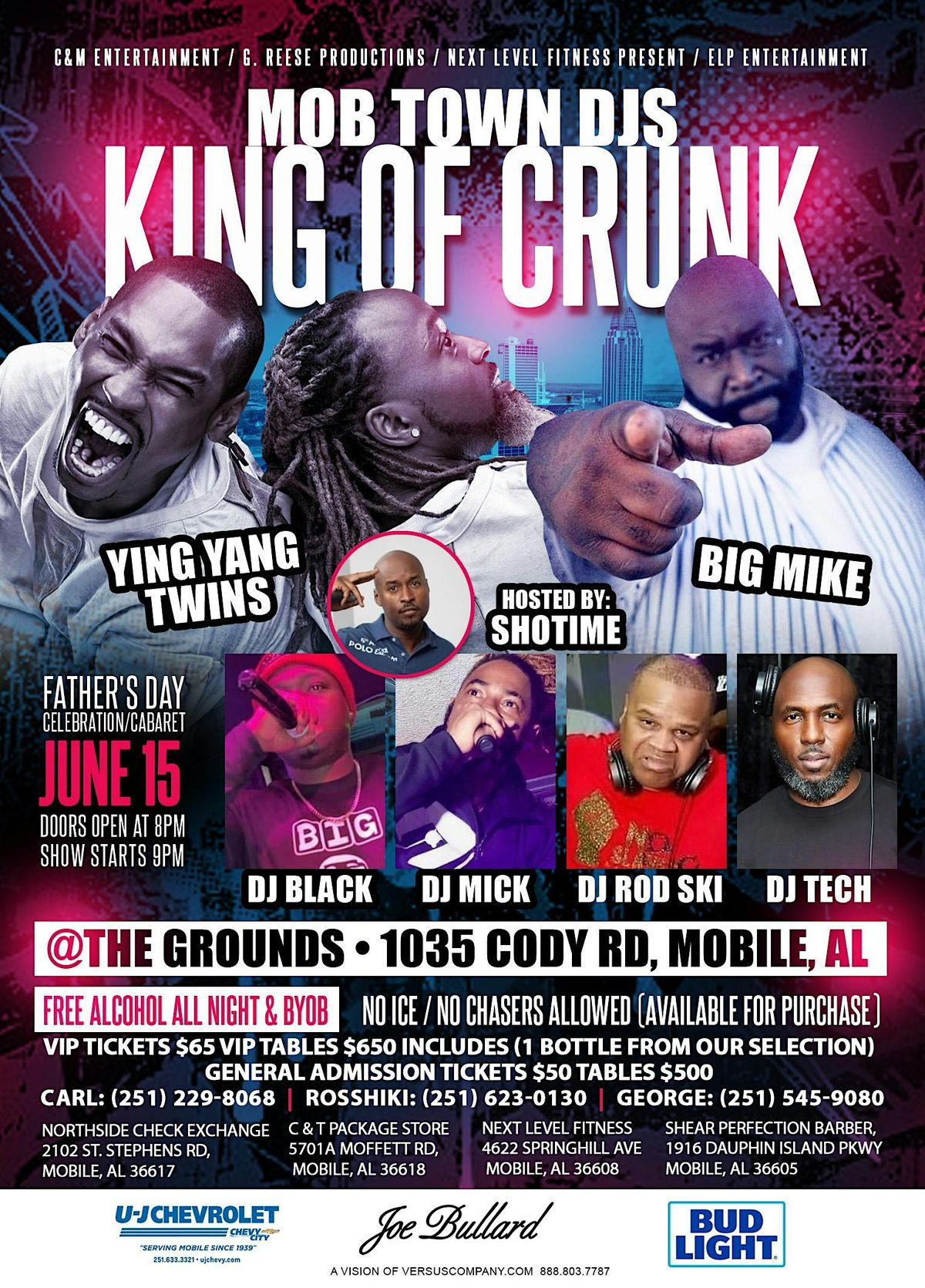 MOB Town DJ King of Crunk Father's Day Celebration