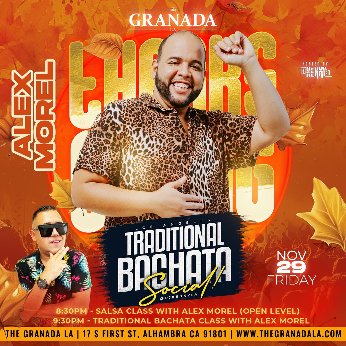 Traditional Bachata Social with Alex Morel at The Granada LA