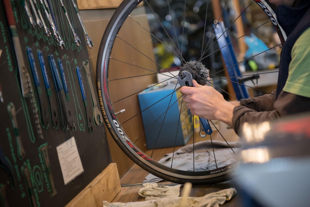 FCW Bike School: Brakes and Wheel Truing, Franklinton Cycle Works ...