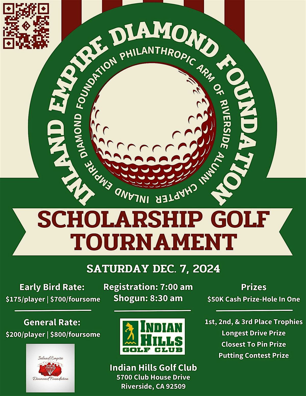 The Inland Empire Diamond Foundation Scholarship GolfTournament