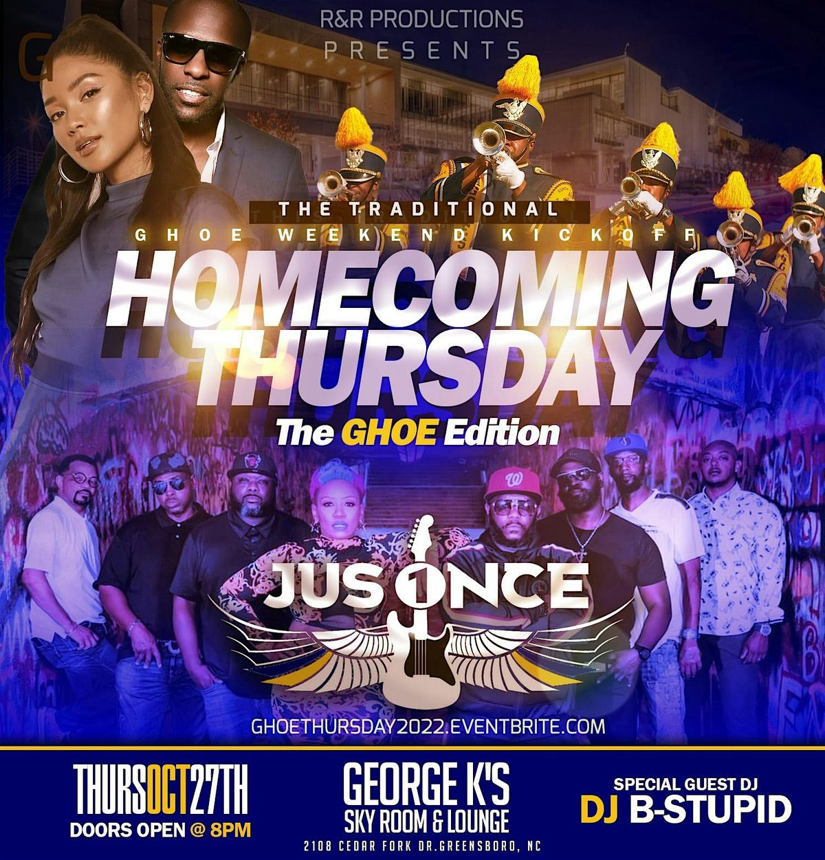 GHOE Thursday Night-  w\/ The Jus Once Band, DJ B-Stupid & More