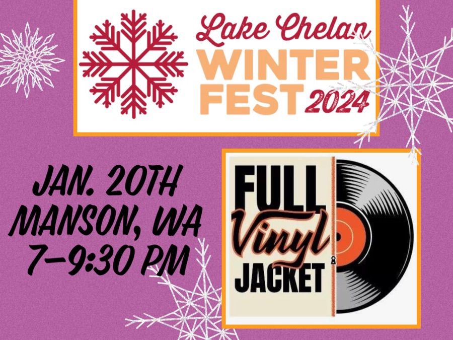 Full Vinyl Jacket at Lake Chelan Winterfest 2024, 100 Wapato Way