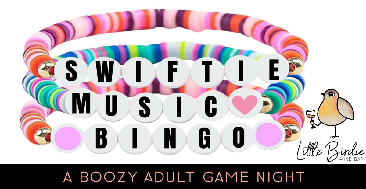 Swiftie Music B-I-N-G-O | Boozy Adult Game Night