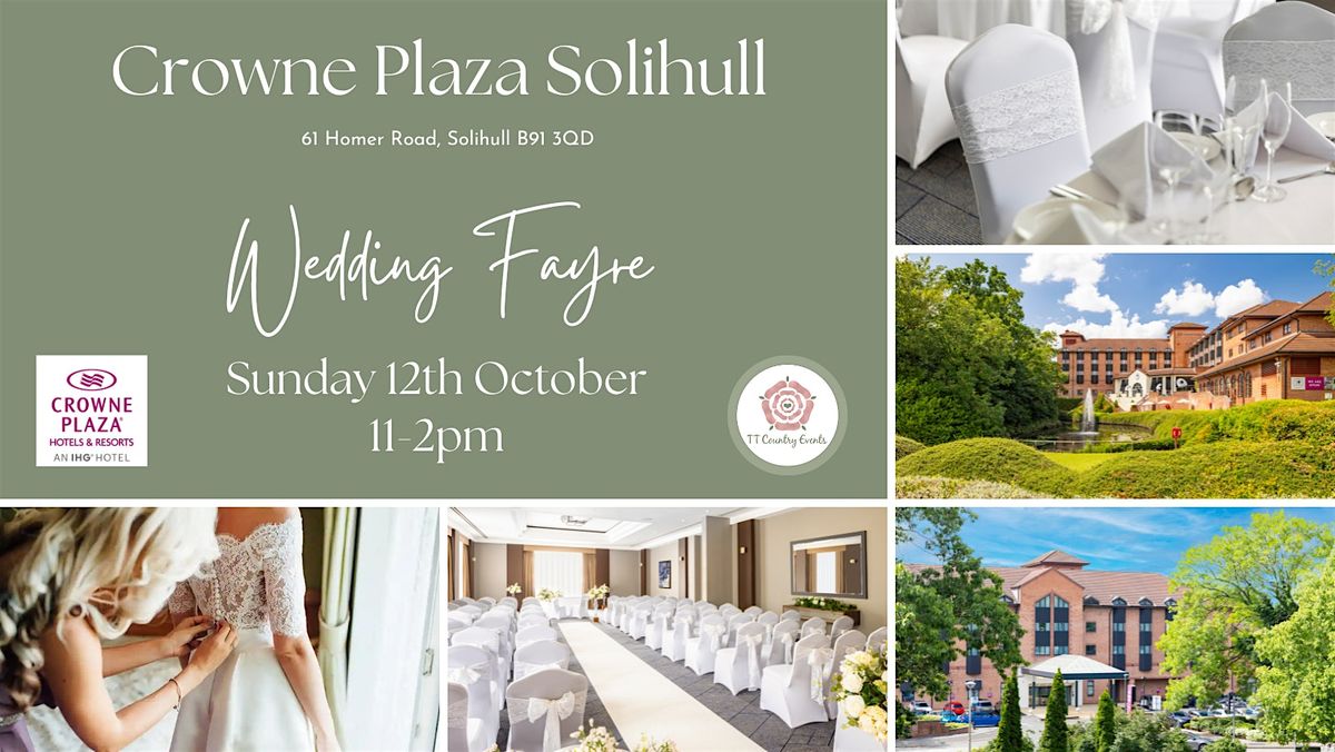 Crowne Plaza Solihull Wedding Fayre