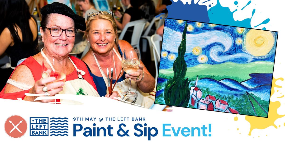 Paint & Sip Night At The Left Bank!