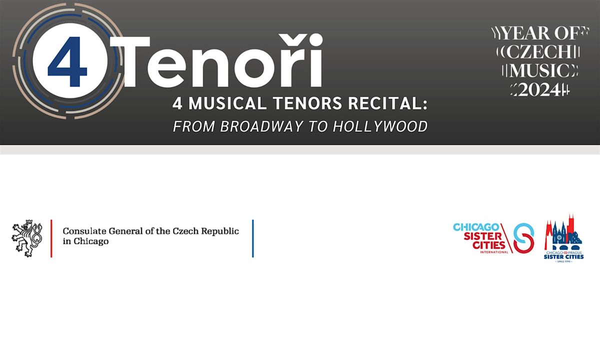 4 Teno\u0159i - 4 Musical Tenors Recital: Year of Czech Music 2024