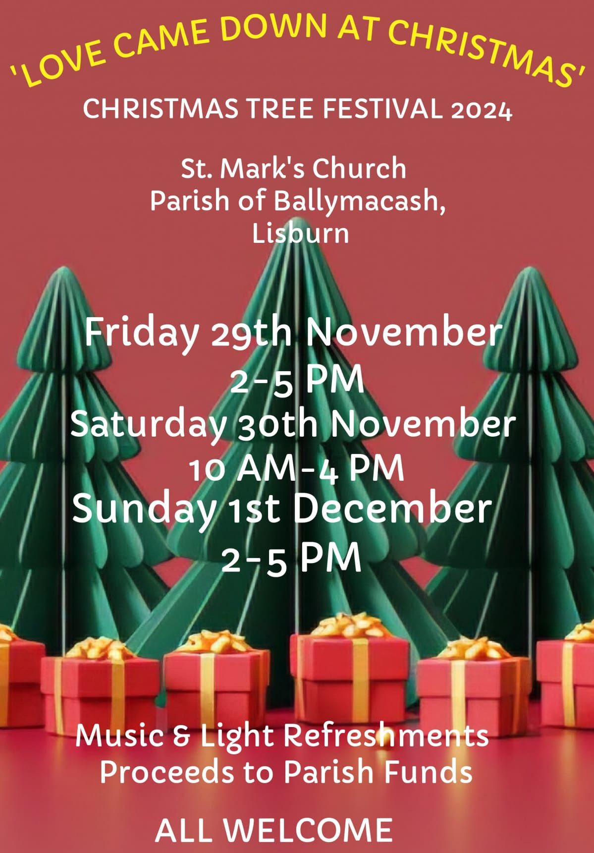 St Mark\u2019s Christmas Tree Festival