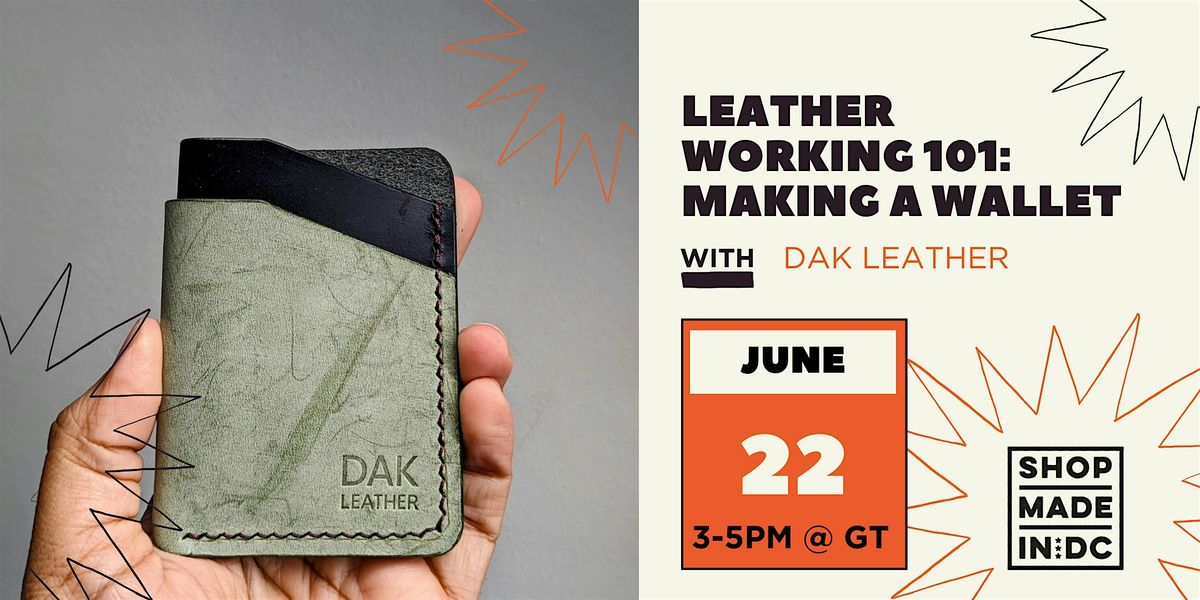 Leatherworking 101: Making a wallet w\/DAK Leather