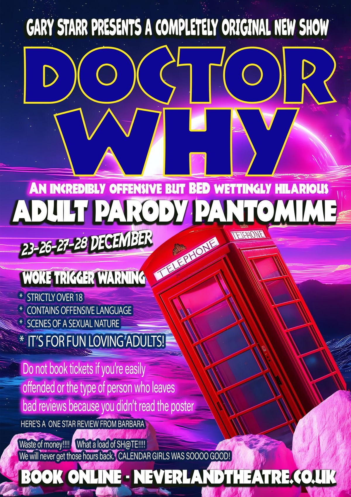 ADULT PANTOMIME - DR WHY